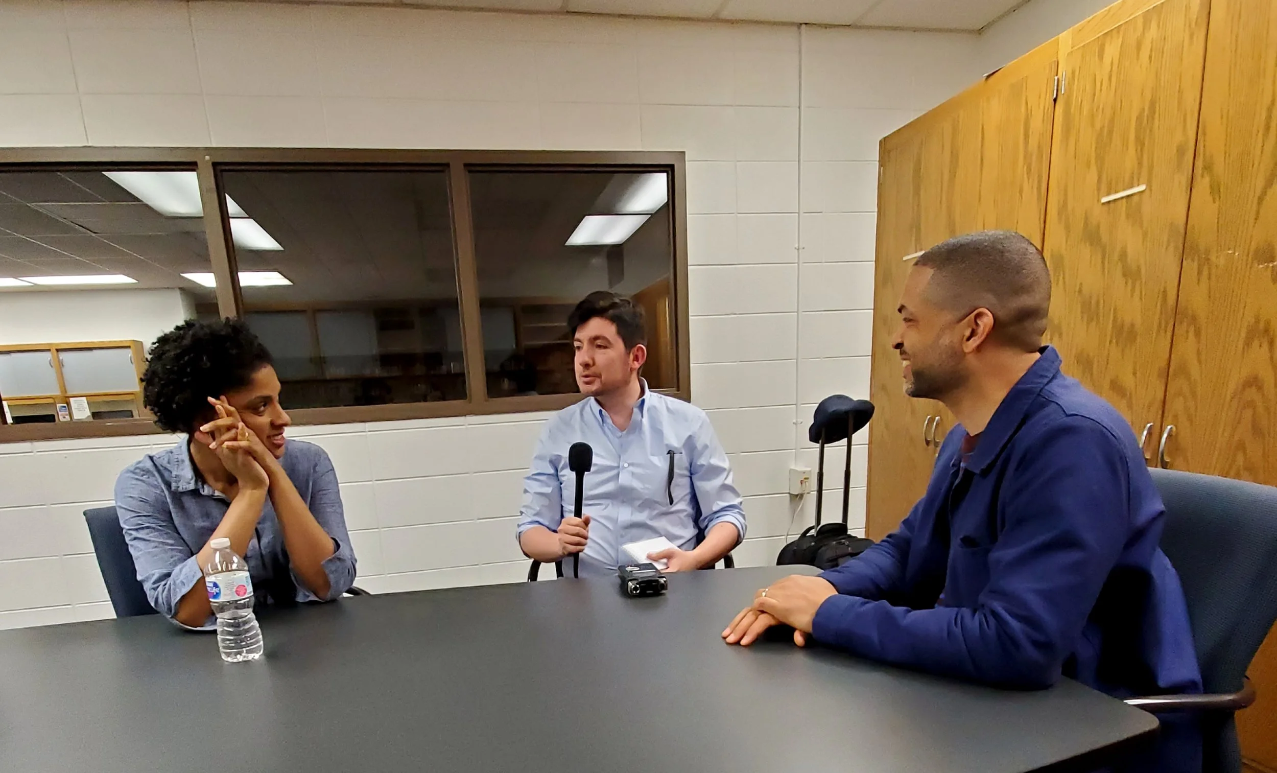 Alicia Hall Moran, WDCB’s Gary Zidek & Jason Moran