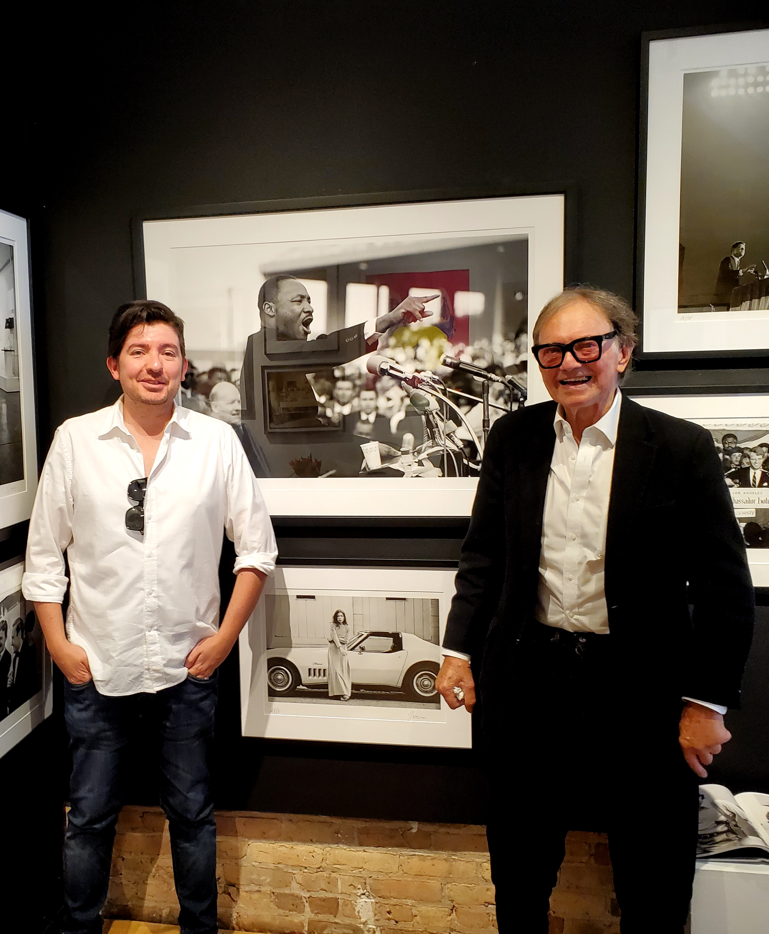 WDCB’s Gary ZIdek and photographer Julian Wasser