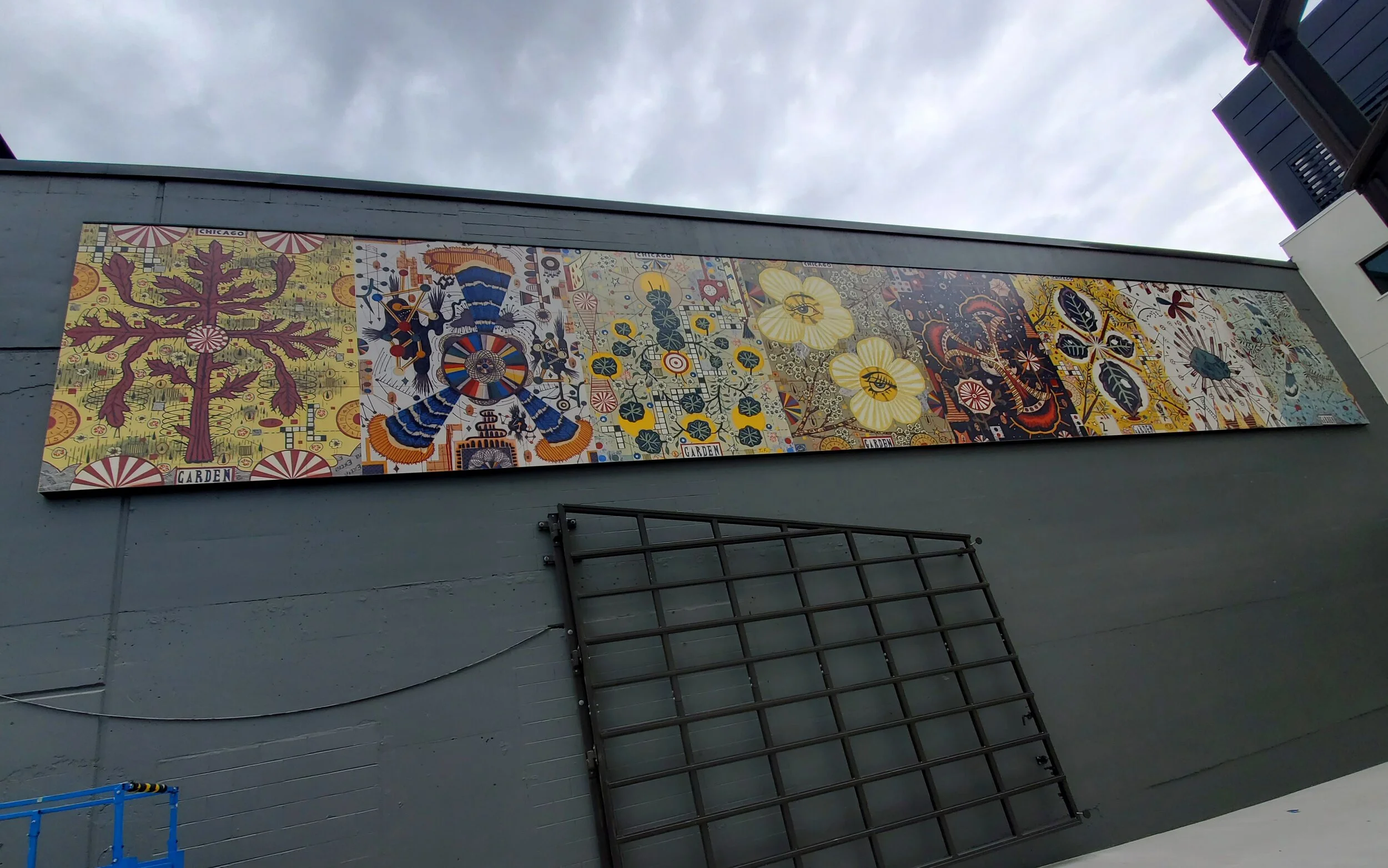 Paying Tribute: Tony Fitzpatrick Creates Mural For Steppenwolf