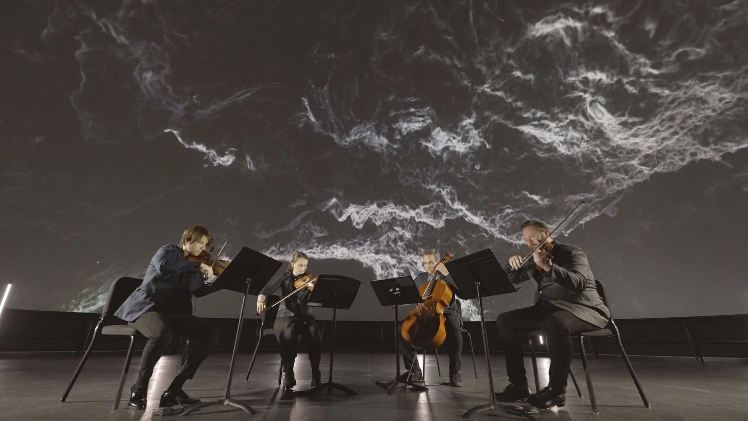 Moving Imagery Adds New Element to Spektral Quartet Premiere