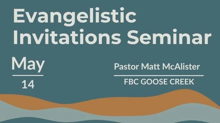 Evangelistic Invitations Seminar