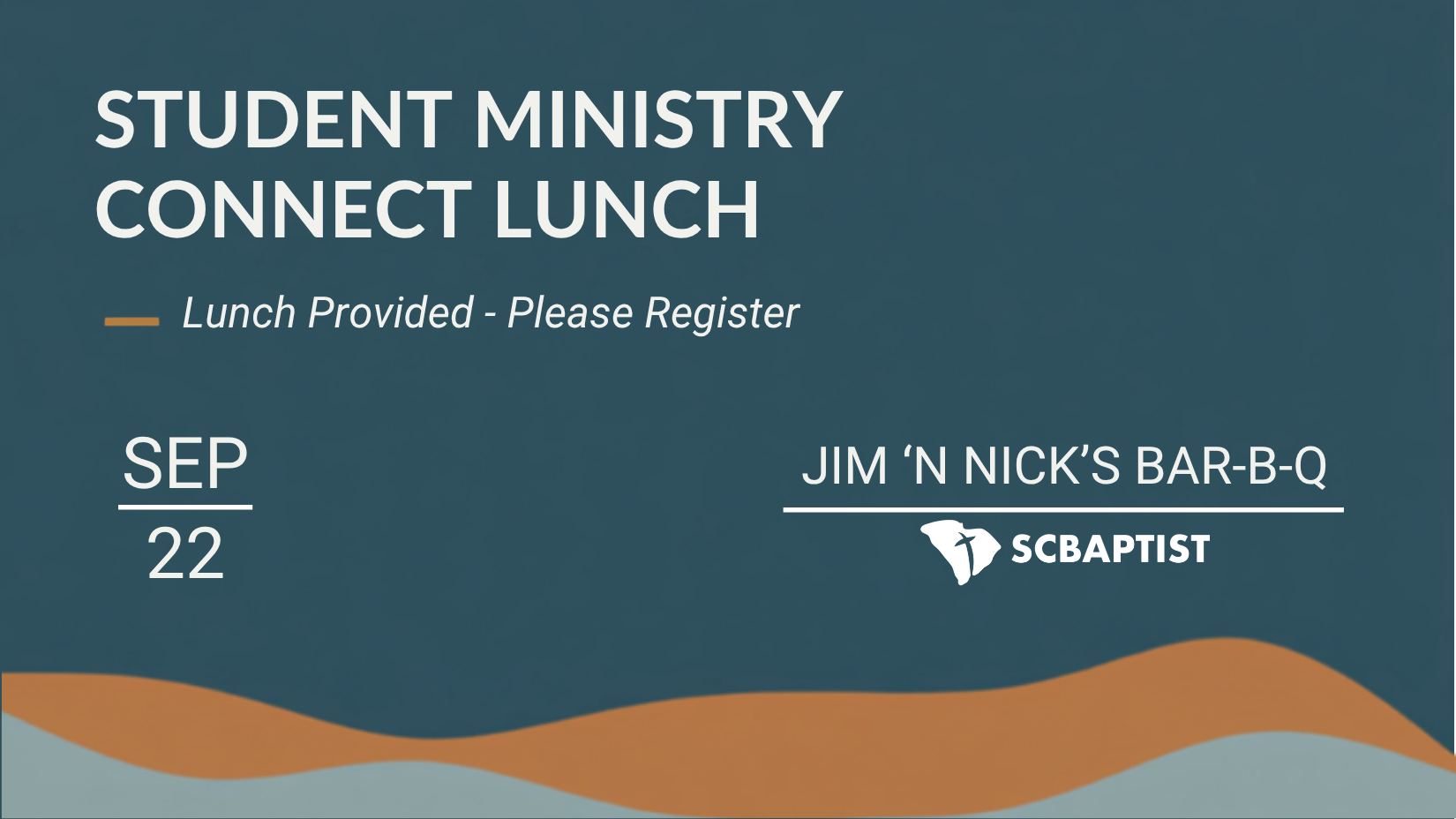 STUDENT MINISTRY CONNECT LUNCH