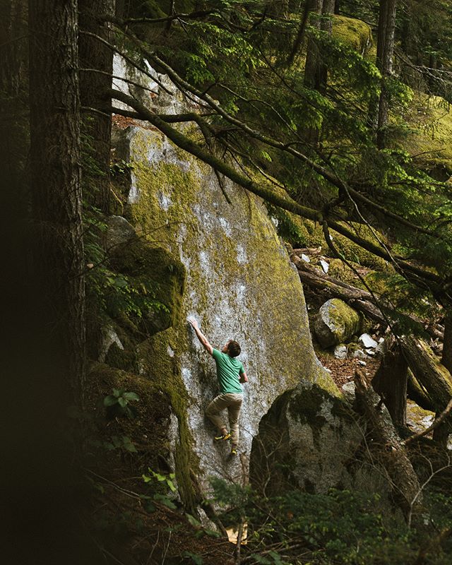 Slabs in the forest. #squamish #rockclimbing