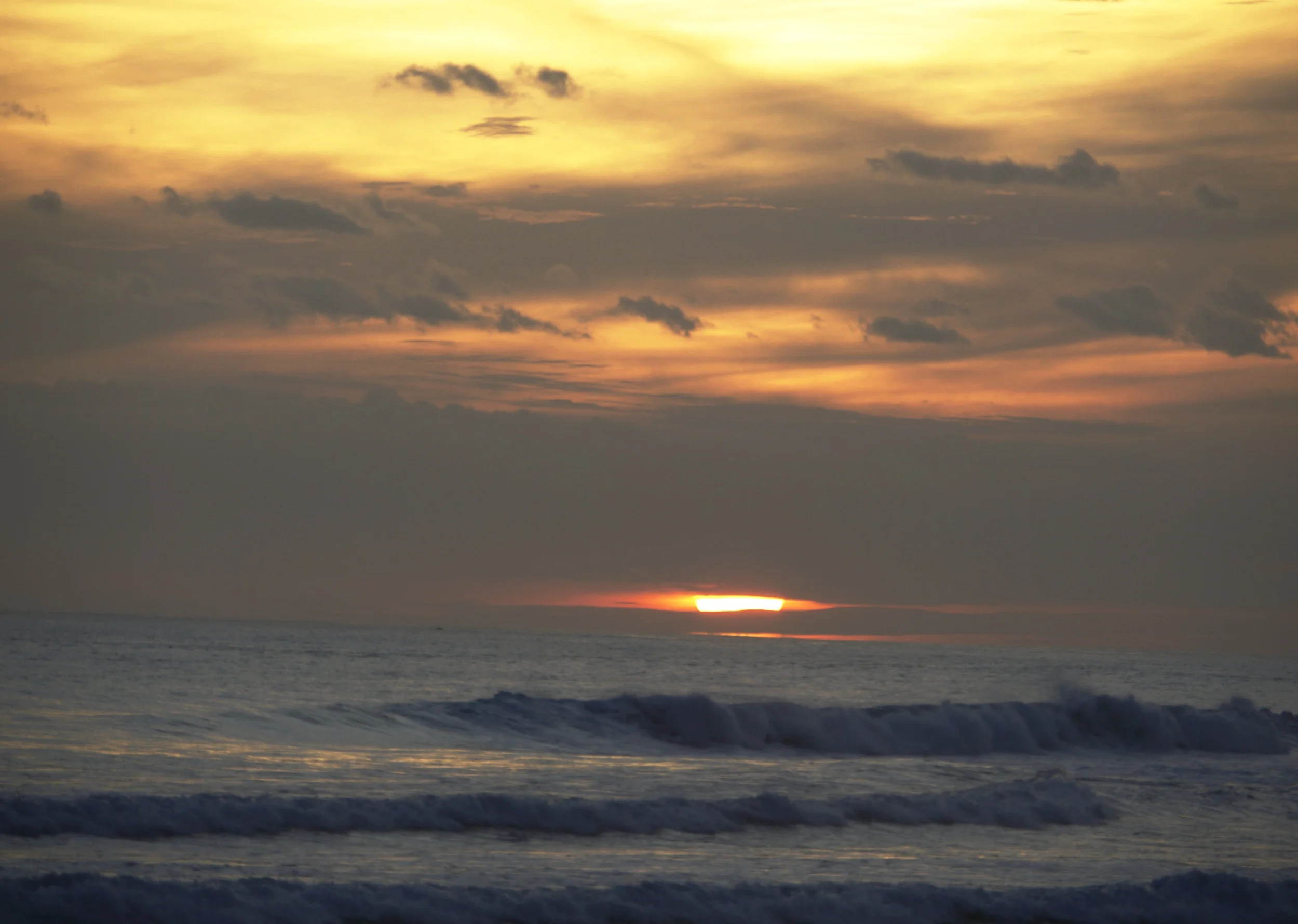 Water, Sun and Clouds