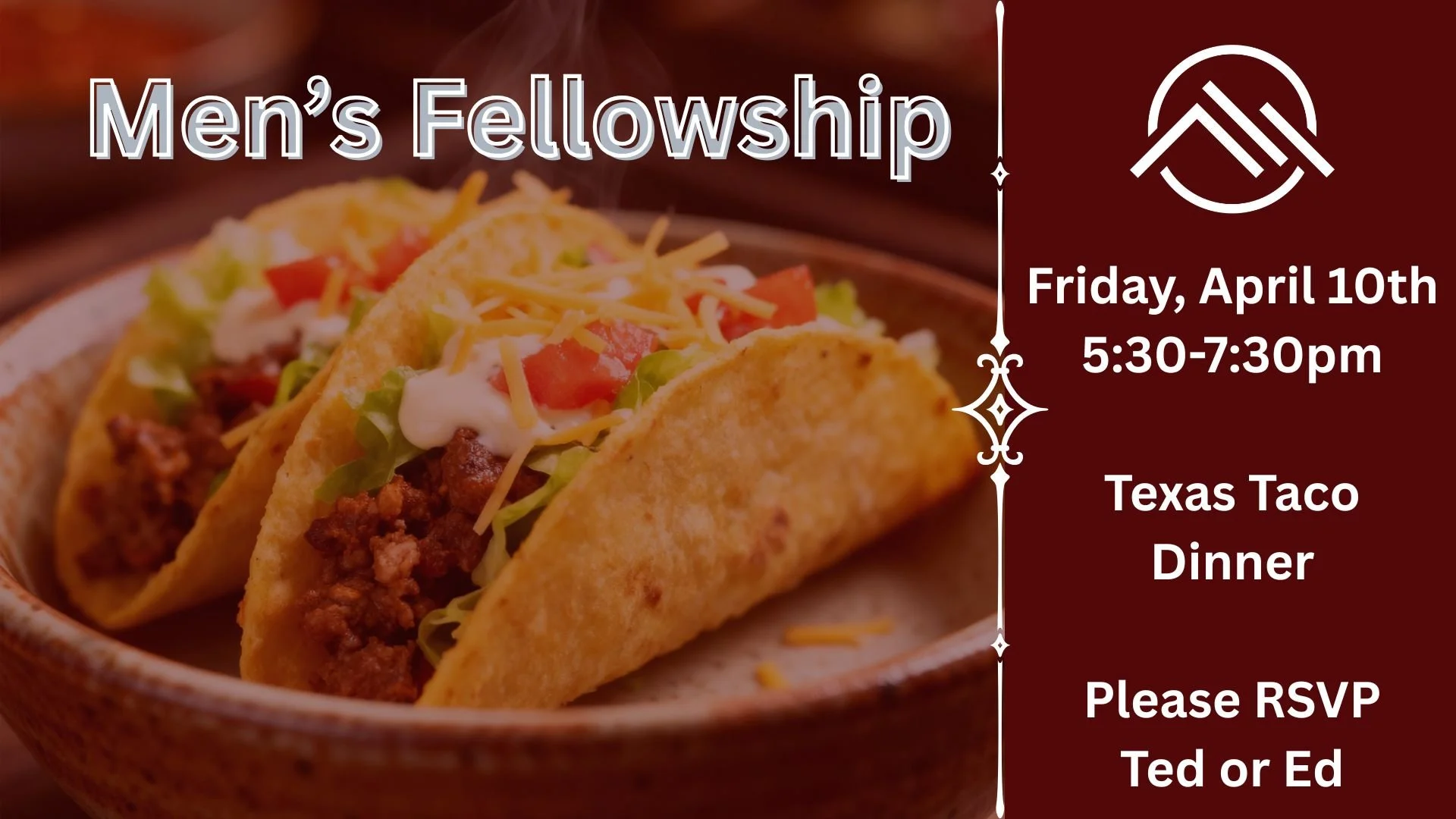 Men's Fellowship &amp; Dinner