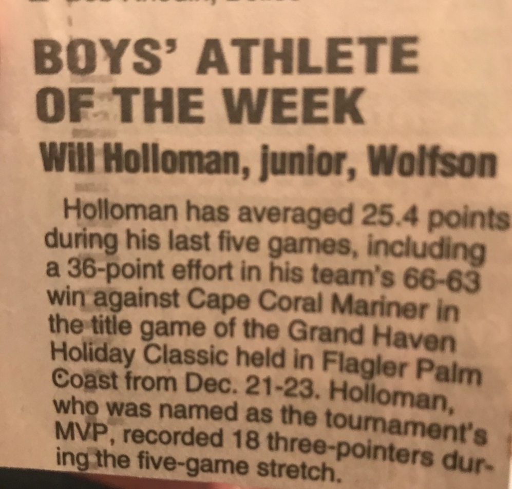 Athlete of the Week