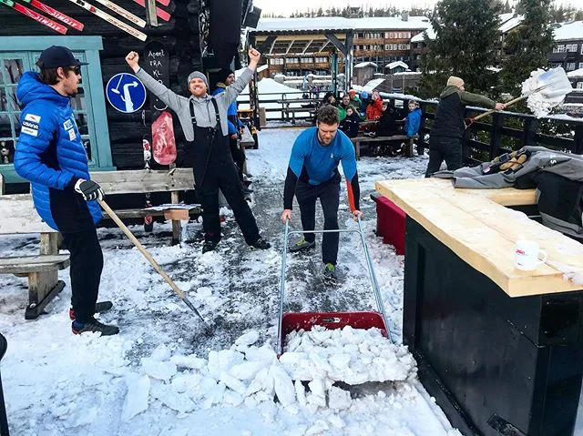 Thank you to the US skiteam for helping us out! Always a pleasure to have you here! 😄😄