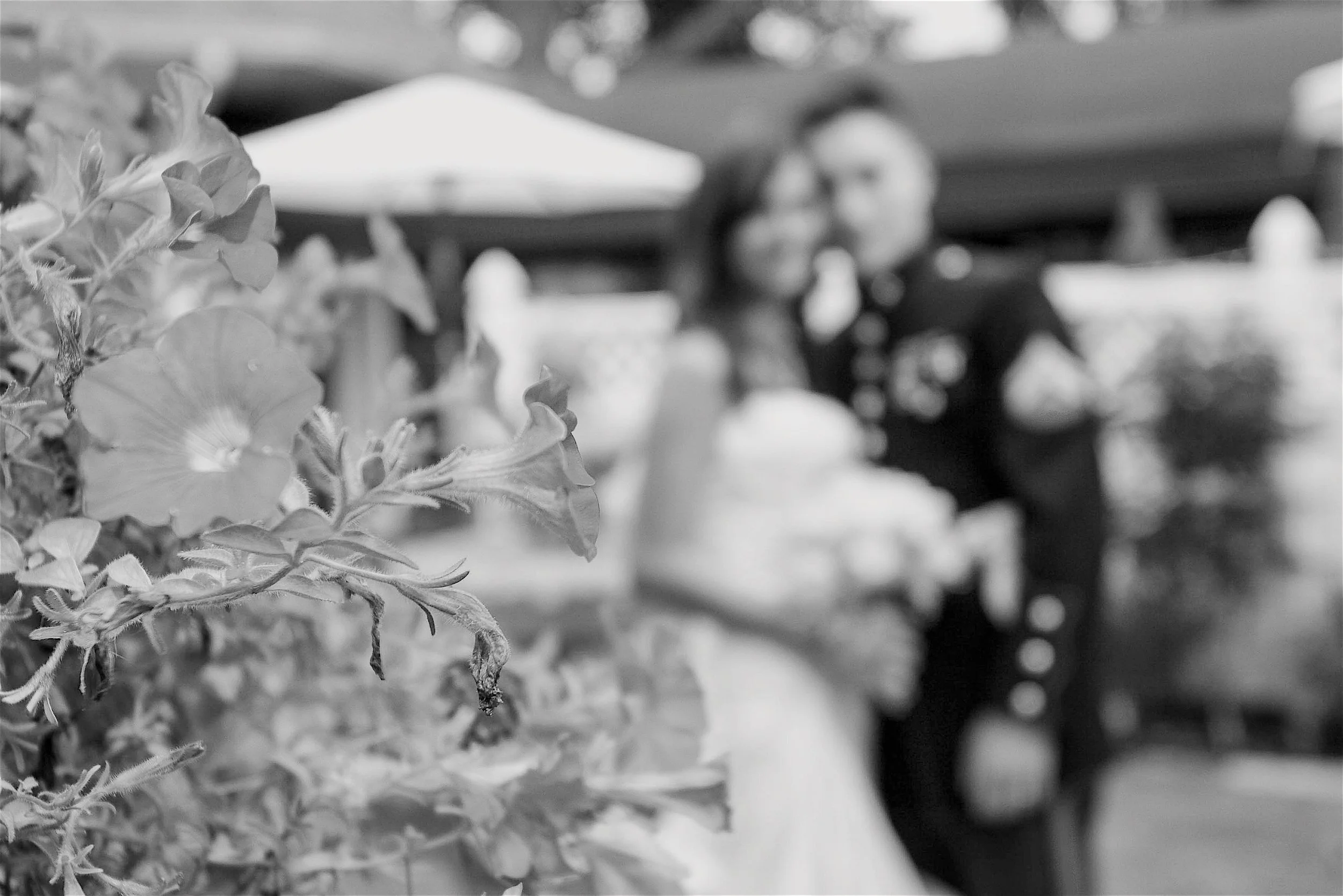 Sgt. Alfred Brenner with Wife Megan at their wedding