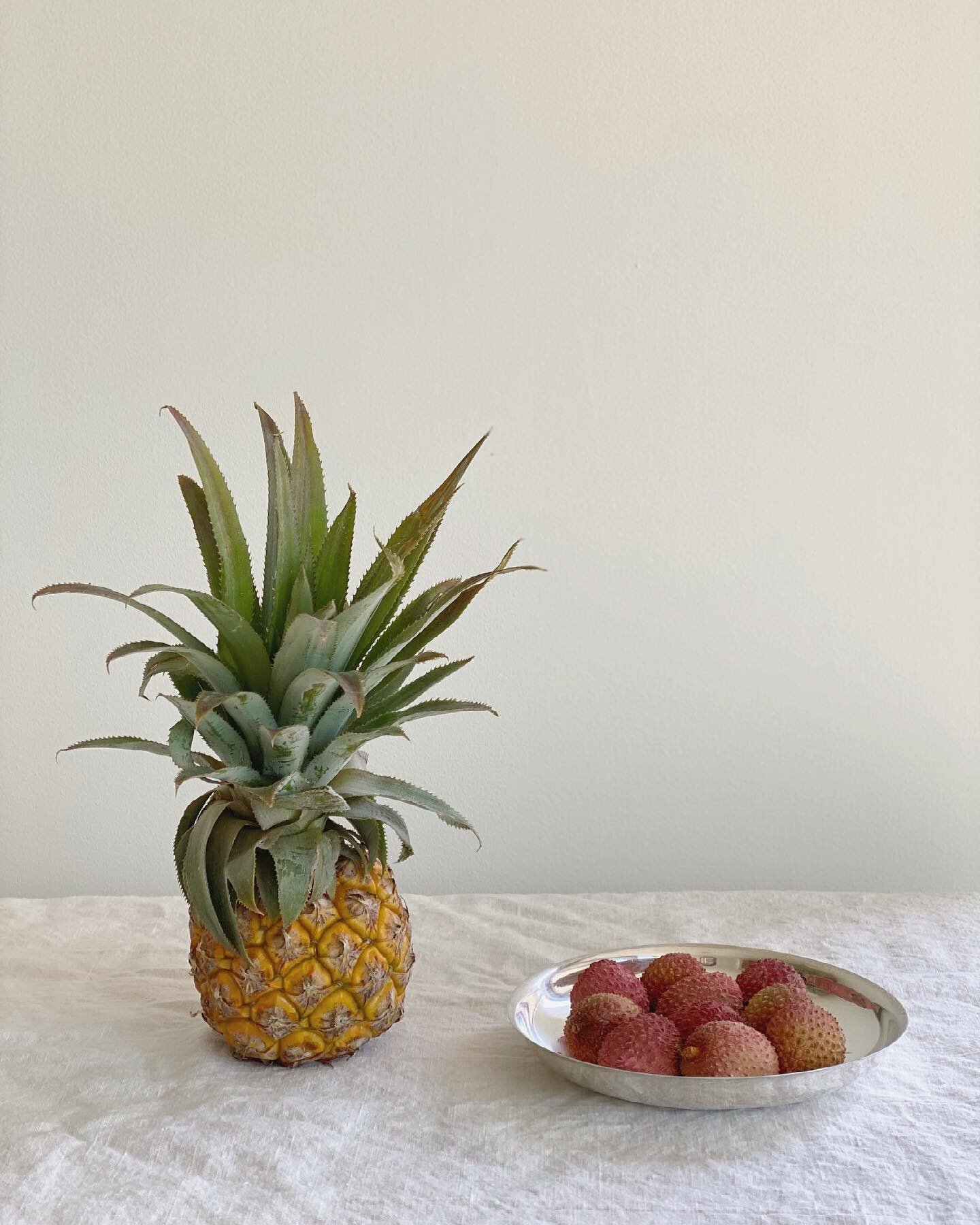 Lychee &amp; mini pineapple from @localfoods