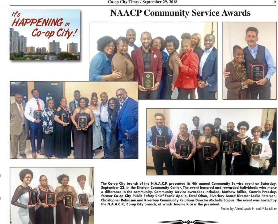 Co-op City Times Article, September 2018 | Click here for news article link.
