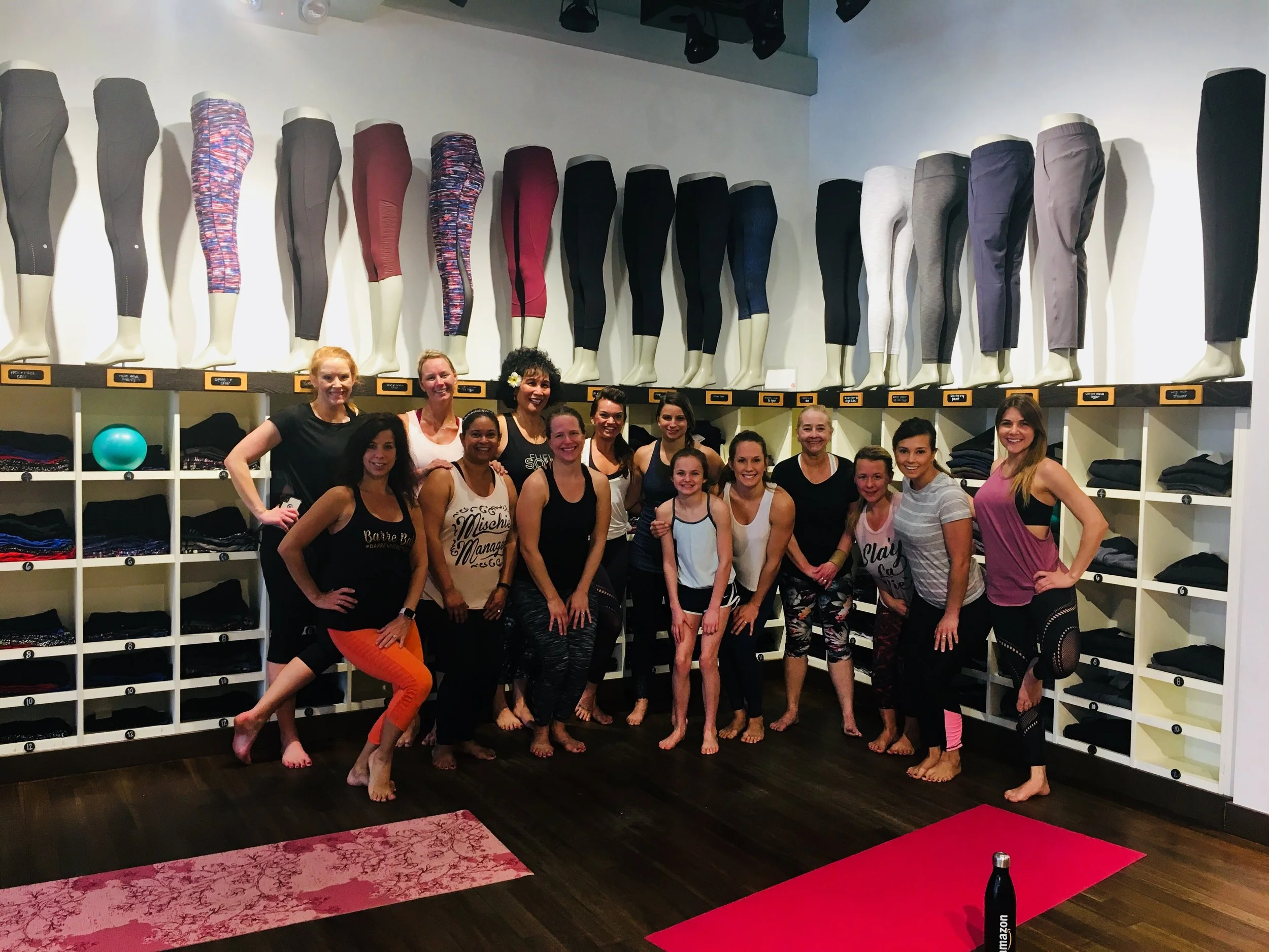 Sunday Sweat Session at Lululemon King St. Charleston, SC
