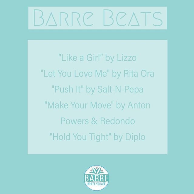 Did you take our &ldquo;Raising the Barre&rdquo; workshop this past weekend?! If you did, then you got to learn all about how music positively impacts our workouts! Here are a few of my favorite songs that I&rsquo;ve been listening to this month that