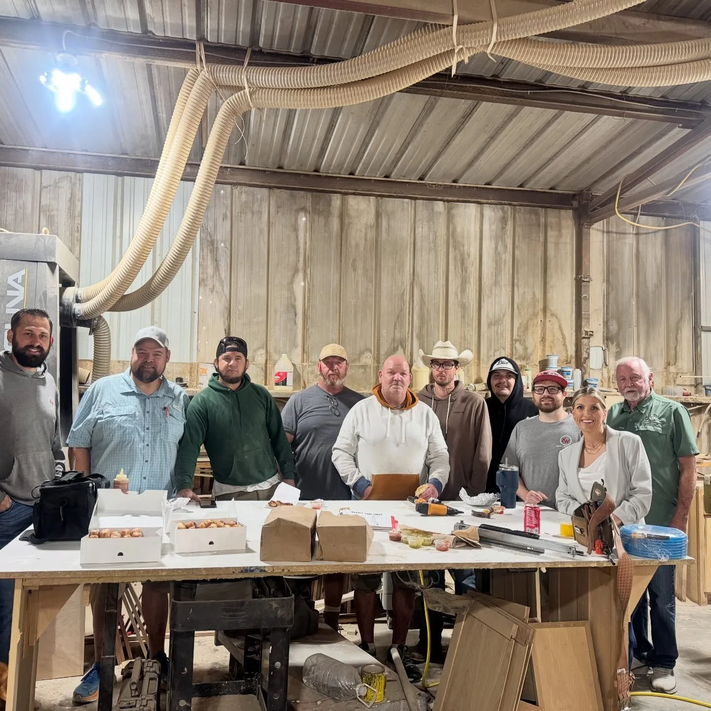 We got to celebrate one of our team members this morning so&mdash;Donnie, who has been with us for 6 years!

He&rsquo;s out in the field bringing the details to life with trim and finish work, helping make each home truly stand out.

Thank you, Donni