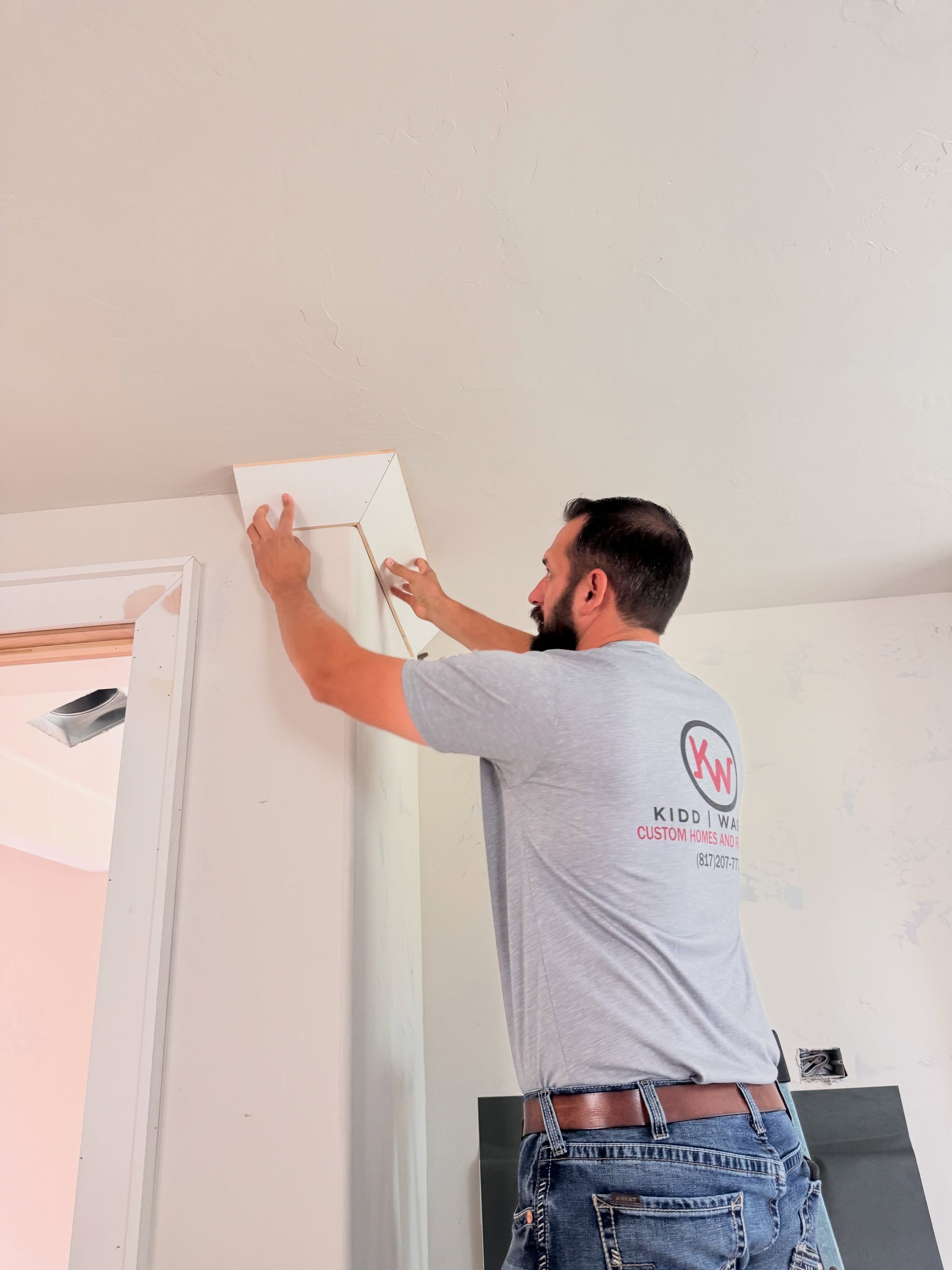 Sometimes with trim, the best way to make decisions is to see it in the space.

That&rsquo;s one of the things that makes custom home building different. We&rsquo;re not limited to a few stock options&mdash;we work through the details to make sure ev