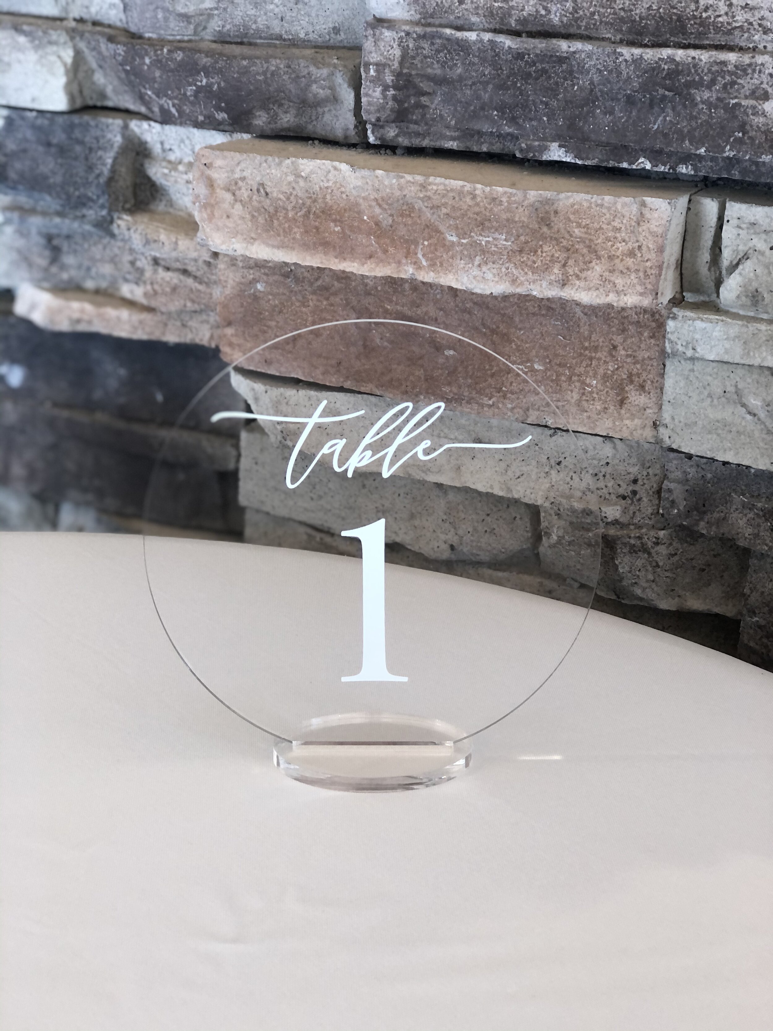 Round Table Numbers- 1-25