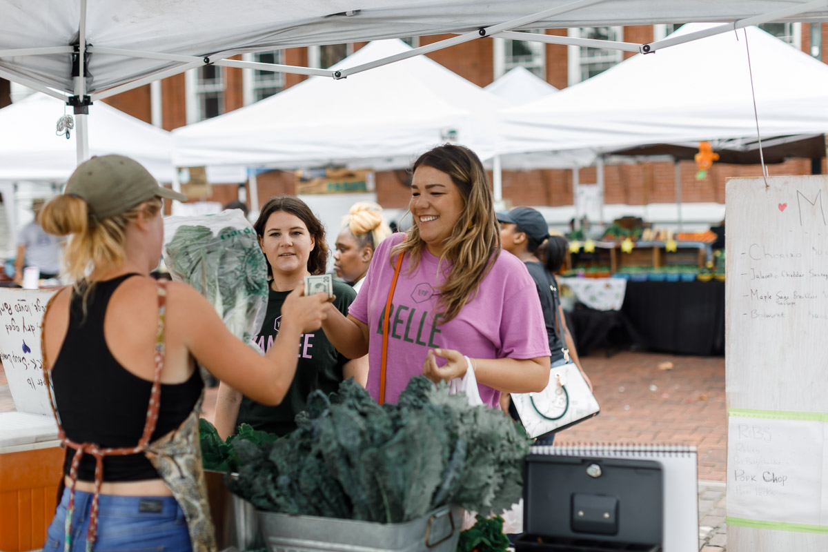Farmer's Market fun in Augusta