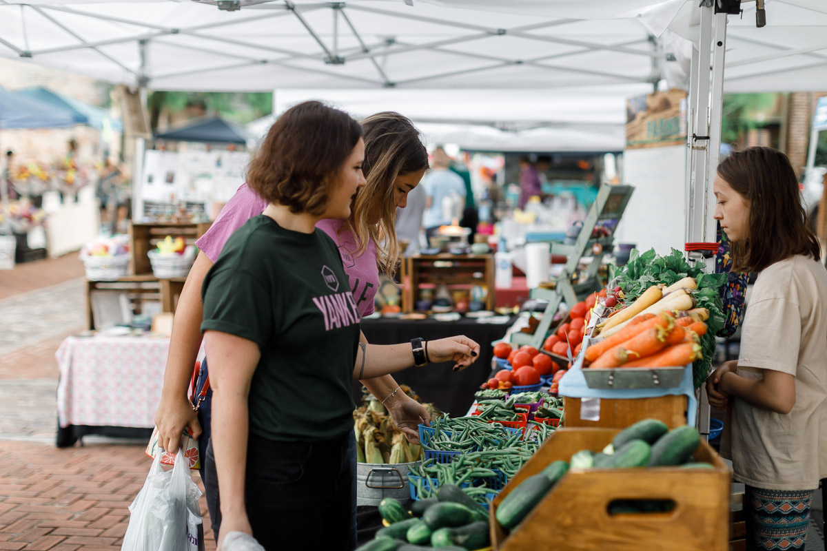 Farmer's Market fun in Augusta
