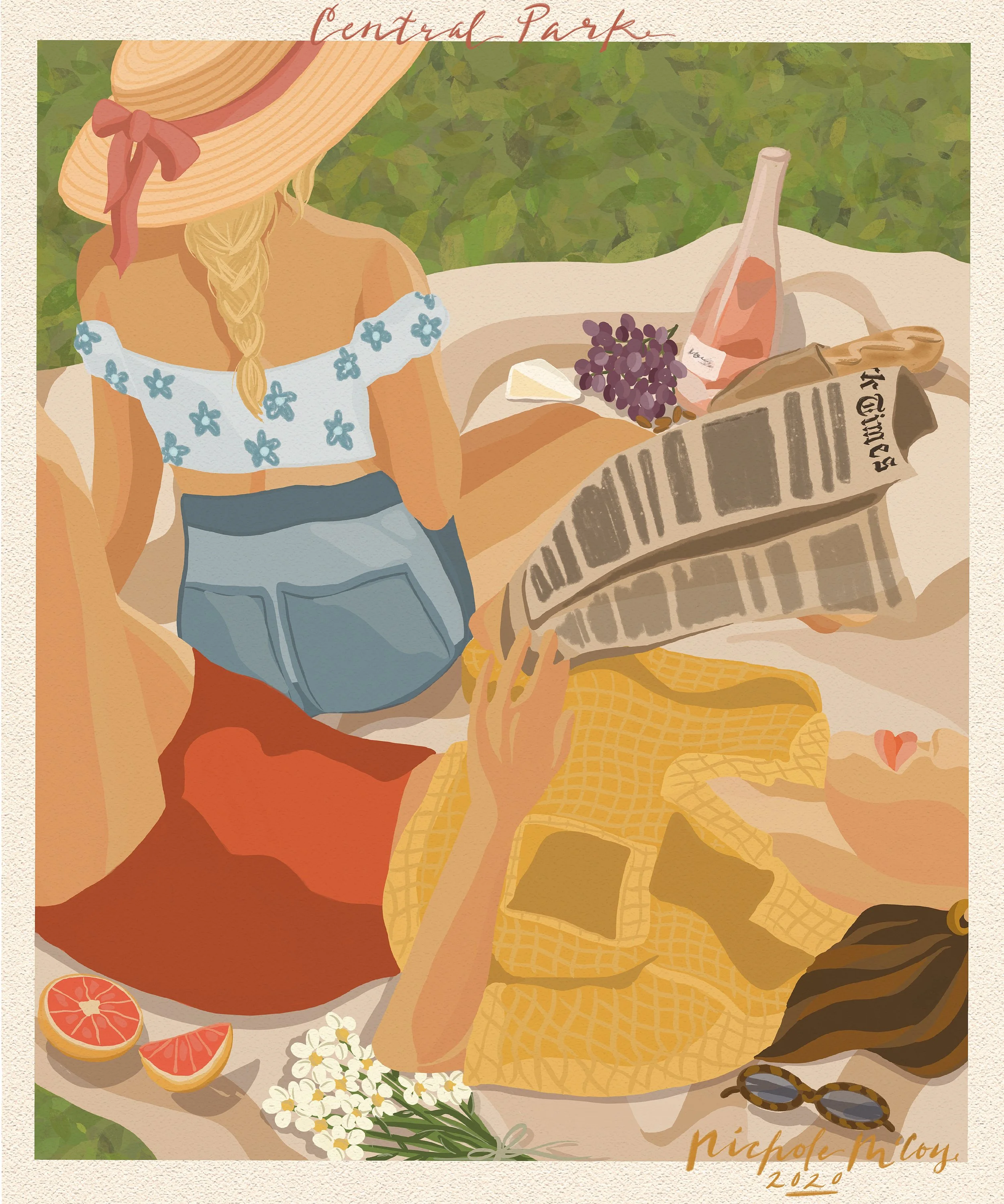 Nichole McCoy Art Print Afternoon in the Park