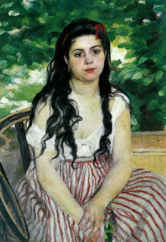 Auguste Renoir, En été – La bohémienne