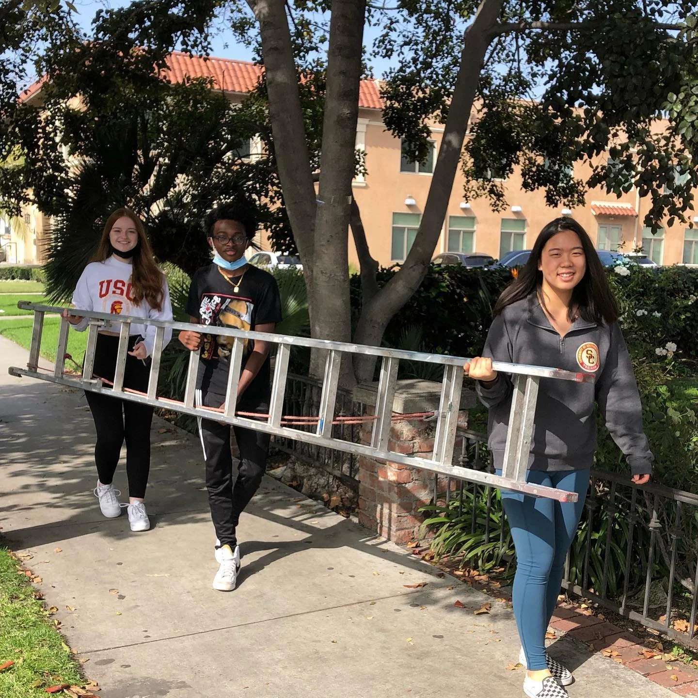 When you need a ladder but don&rsquo;t have your truck?! Thank you fall 2021 Andronicus chapter candidates for picking up a much needed ladder and bringing it all the way from the TrueValue on Vermont! #sundayfunday