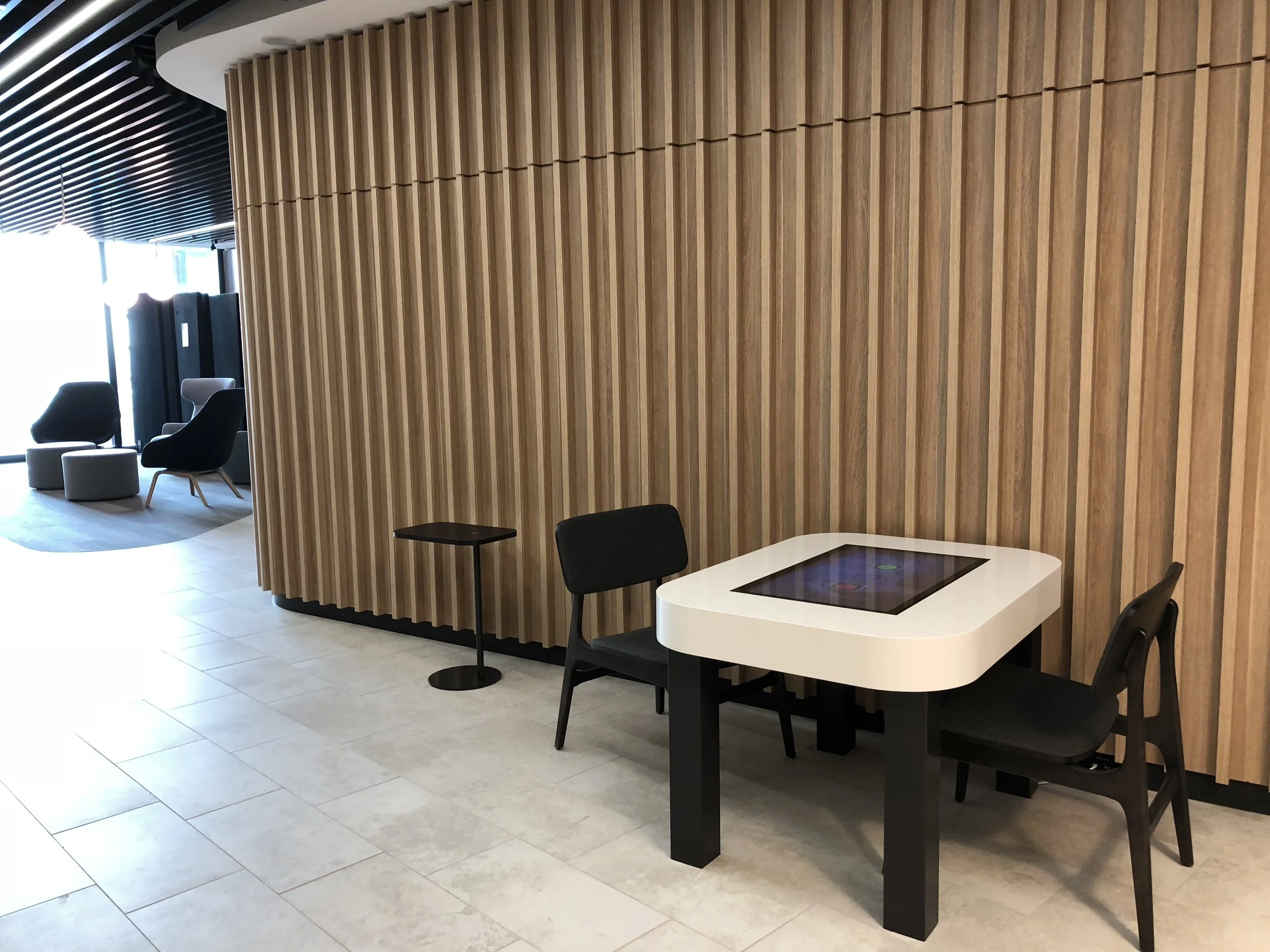 Multi-touch collaboration and gaming tables.