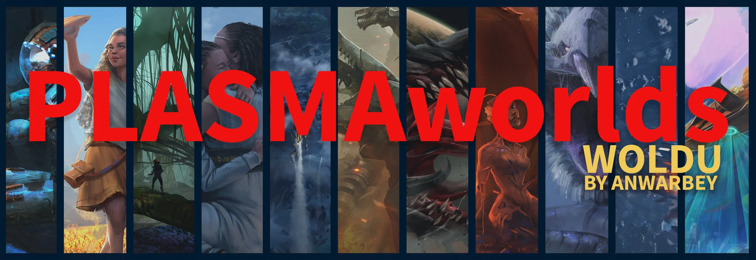 PLASMAworlds: WOLDU - the illustrated book - coming fall 2019