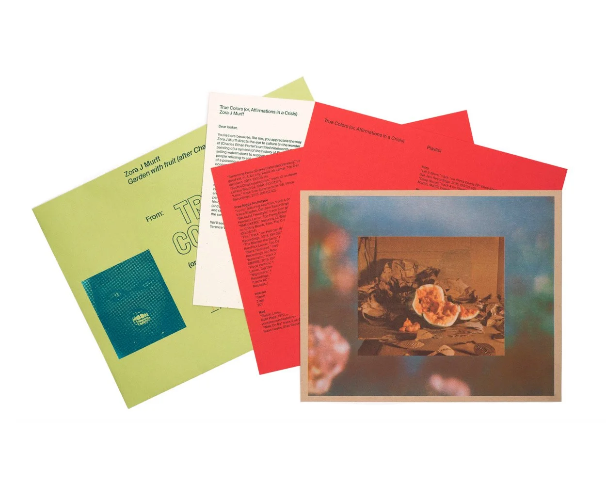 Zora J Murff: True Colors (Or, Affirmations in a Crisis). Limited Box Set
