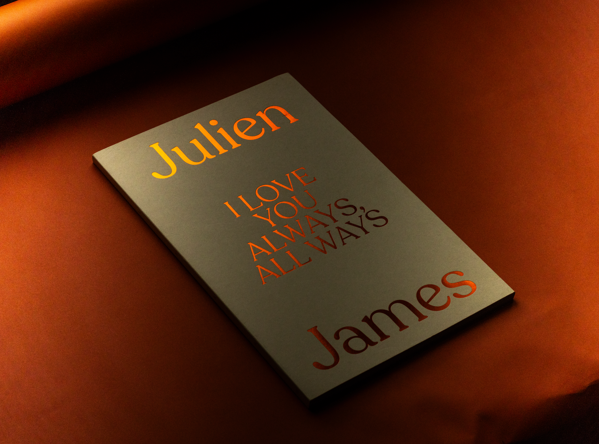 Julien James: I Love You All Ways, Always published by WORK/PLAY