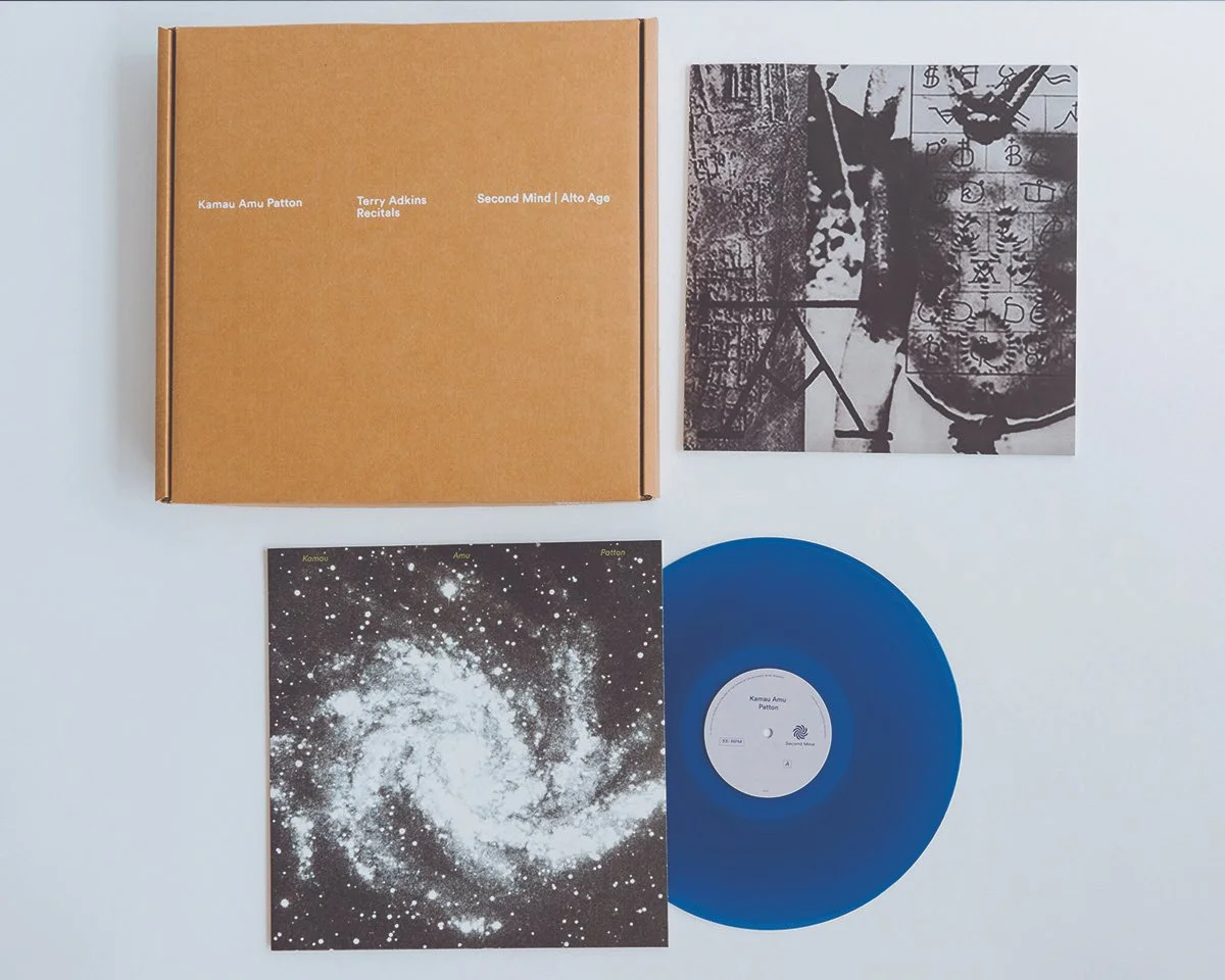 Second Mind/Alto Age publication & vinyl record designed in collaboration with Kamau Amu Patton for the Pulitzer Arts Foundation