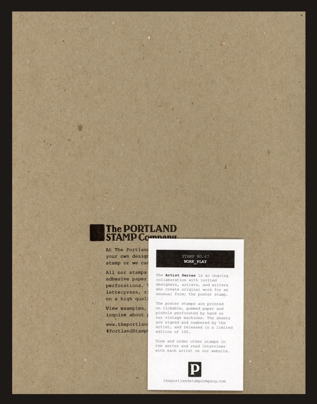 'For the Culture' stamps in collaboration with Portland Stamp Company