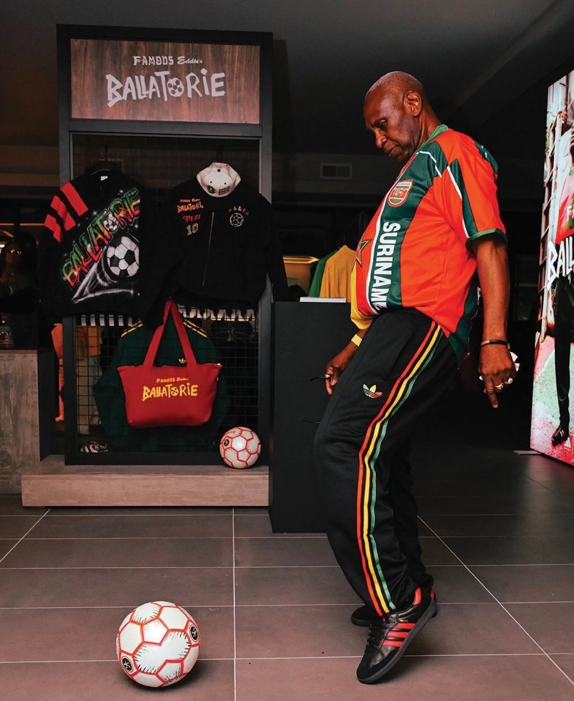 Soccer ball sourcing for Famous Eddie’s Ballatorie partnership