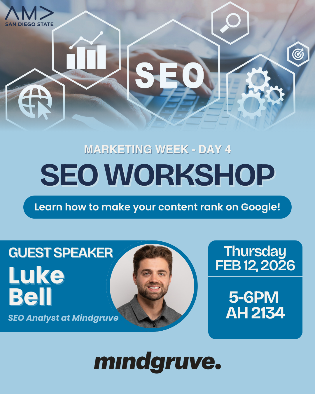 Marketing Week Day 4 - SEO Workshop