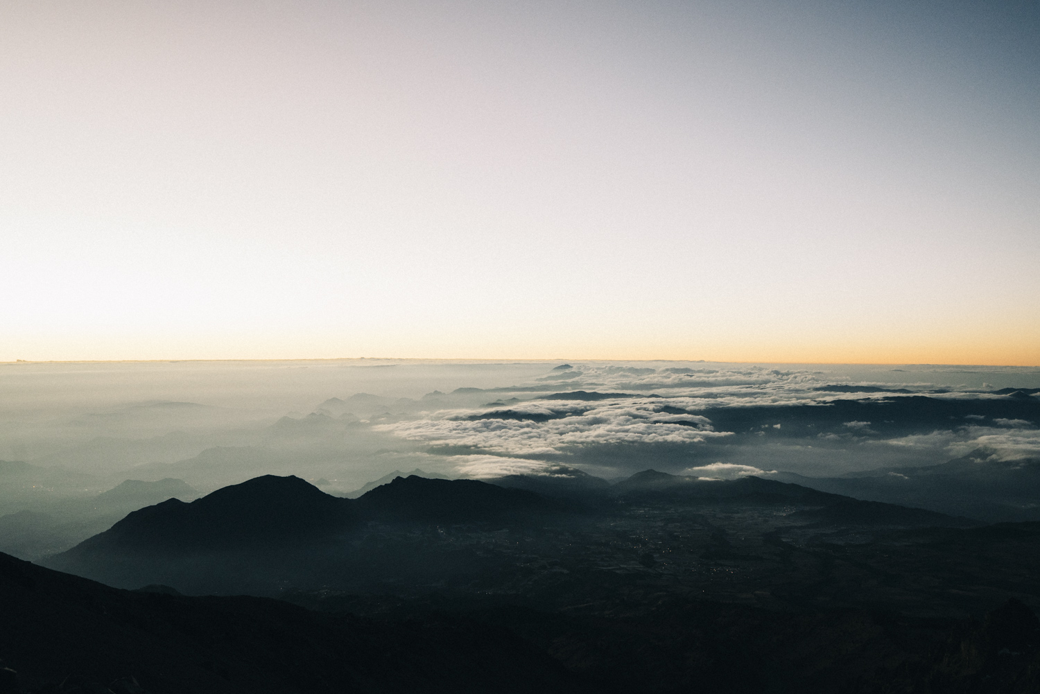 Sunrise on Pico De Orizaba at 16,500ft.