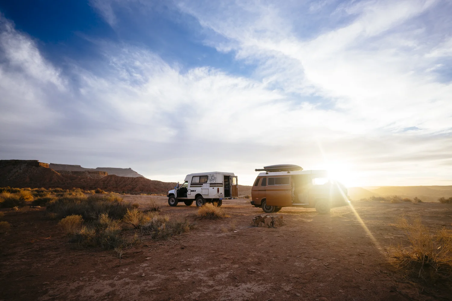 The John Muiracle and Nessea on their first night in Utah.
