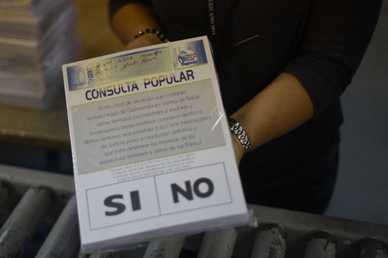 Photo: Guatemalan referendum ballot (Source: Yahoo )