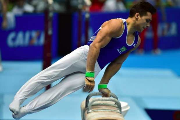 Petrix Barbosa, one of the 42 gymnasts who told TV Globo of alleged abuse by Fernando de Carvalho Lopes (Yahoo News)