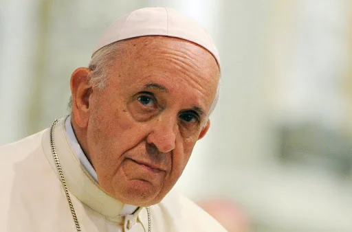 Photo: Pope Francis who recently expelled disgraced priest Cristian Precht Bañado. Source: Guglielmo Mangiapane — Reuters