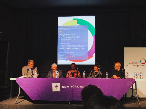 (From left to right) John Williams, Hervé Ladsous, Bintou Keita, Narjess Saïdane and Romuald Sciora