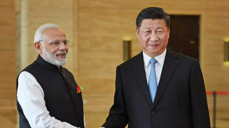 Indian Prime Minister Narendra Modi shaking hands with Chinese Leader Xi Jinping; Photo: MoneyControl