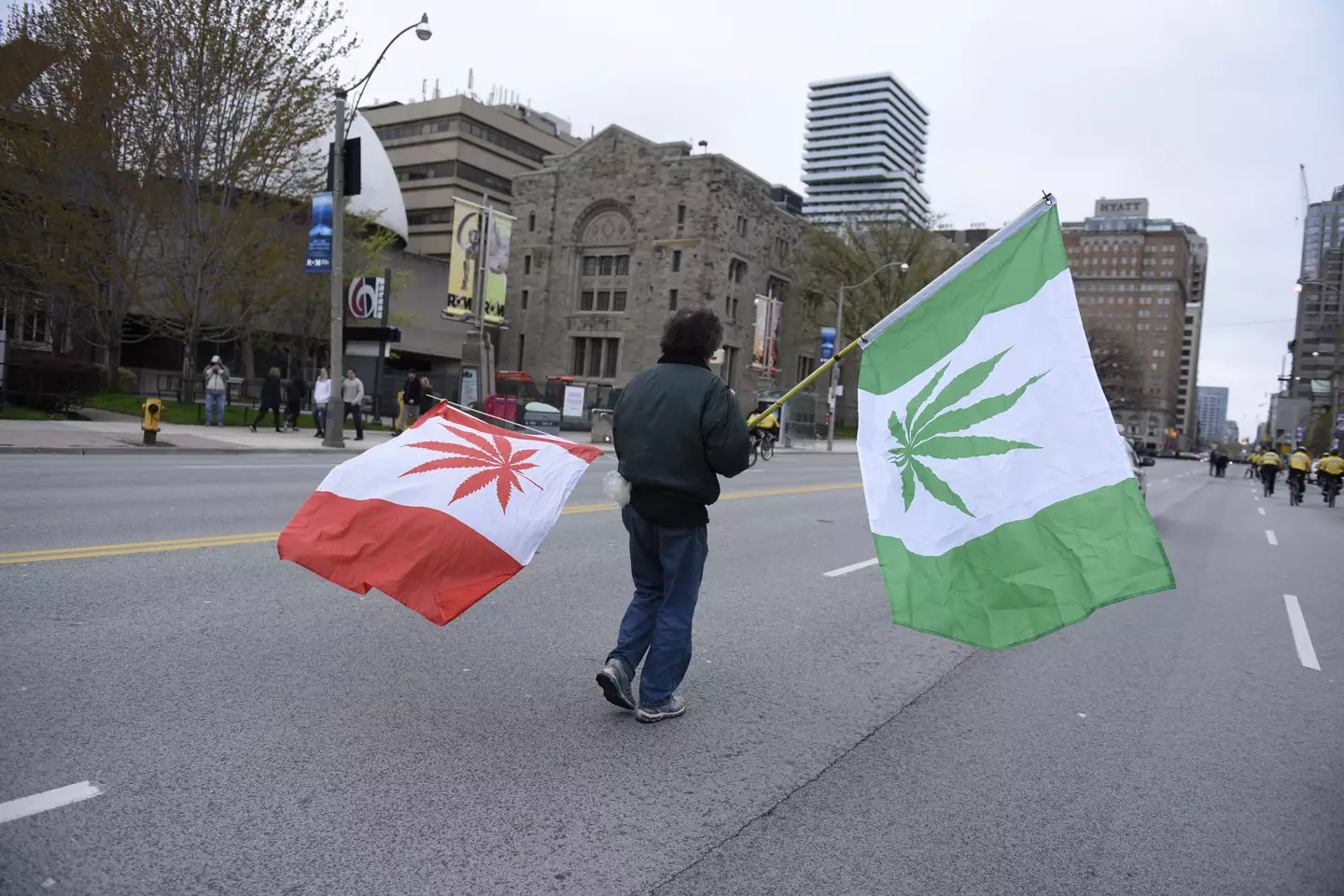 Canadian Protester in Montreal Photo : Arindam Shivaani/Shutterstock