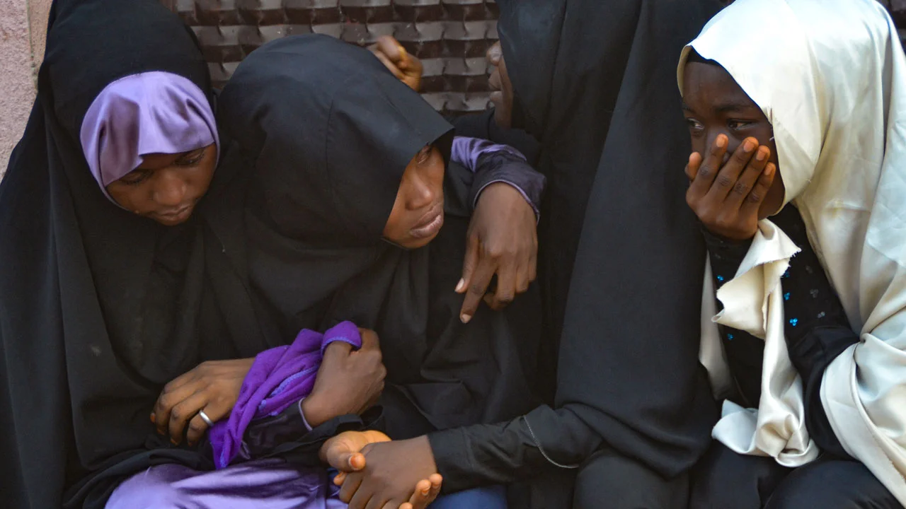Mourners are beginning the process of burying those lost in the clashes from the violent few days Photo: Mudashiru Atdanda/AFP