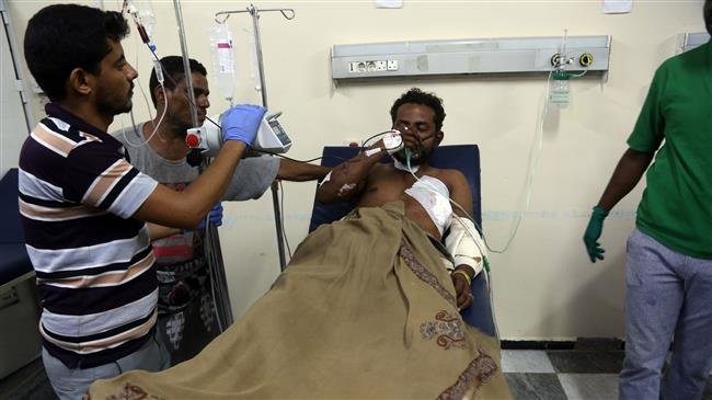 A Yemeni man lies in a hospital bed as he receives treatment after being wounded in a Saudi airstrike on Hudaydah, on October 21, 2018. Credits: AFP