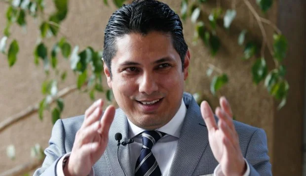 Fernando Balda who was the victim of a kidnapping attempt allegedly orchestrated by former President of Ecuador Photo: El Comercio via EFE
