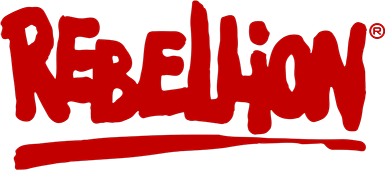 Rebellion Productions logo. Photo: Rebellion