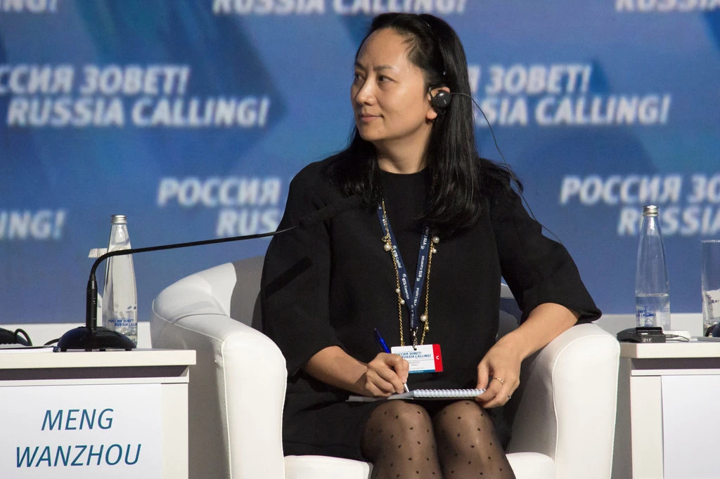 Meng Wanzhou, Huawei’s Chief Financial Officer and daughter of company founder Ren Zhengfei, attends an investment forum “Russia Calling!” in 2014. Credit: Alexander Bibik/Reuters