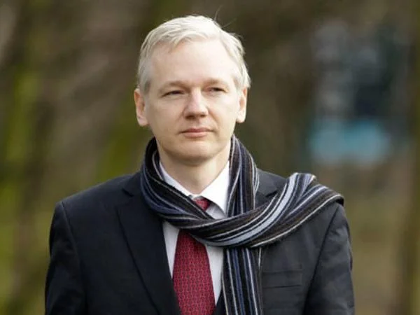 Julian Assange who is currently living in the Ecuadorian Embassy in London Photo: AP