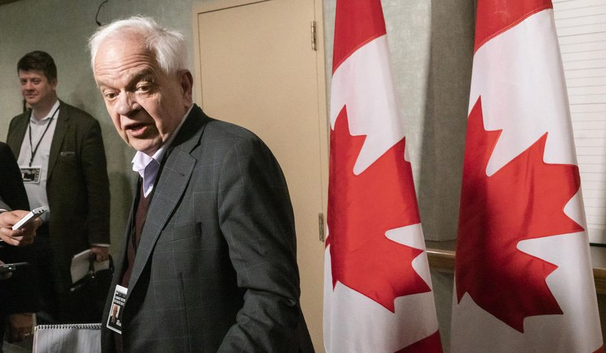 Canadian Ambassador to China John McCallum Photo: Paul Chiasson/Canadian Press via AP