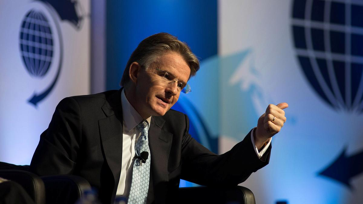 File photo of John Flint, Executive Director and Group Chief Executive of HSBC Holdings and Chairman of the Hongkong and Shanghai Banking Corporation since Feb. 21, 2018. Photo: James MacDonald/Bloomberg