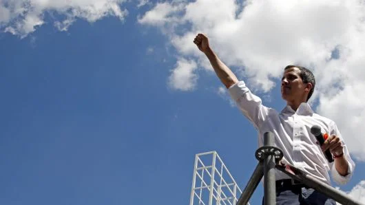 Juan Guaidó, the legitimate president of Venezuela, as recognized by Brazil, the United States, and the European Union, among others. Photo: Marco Bello/Reuters