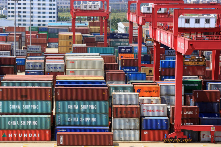 Chinese Goods in an American Port Photo: Shutterstock